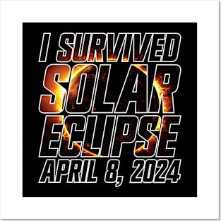 I Survived Solar Eclipse April 8, 2024 v4 Posters and Art